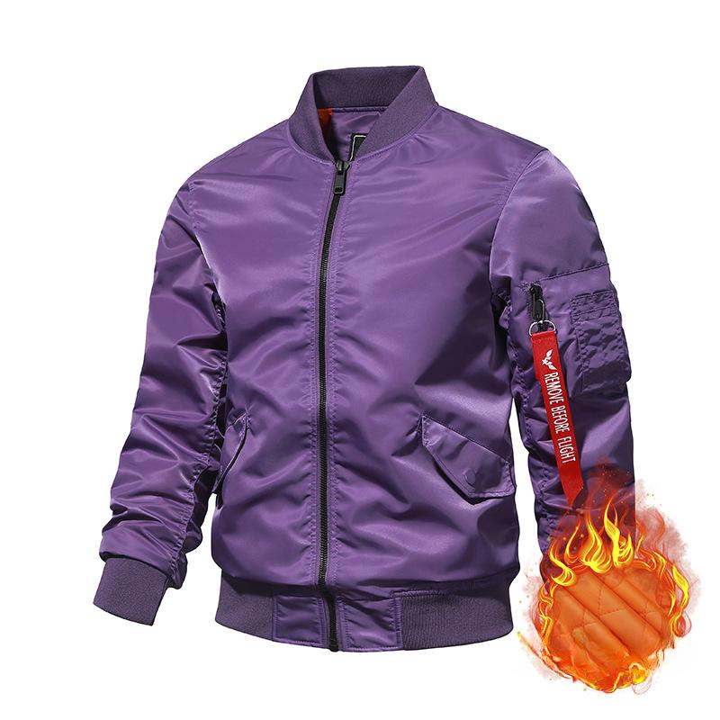 Veste d'automne et d'hiver, veste aviateur, veste de vol pour homme