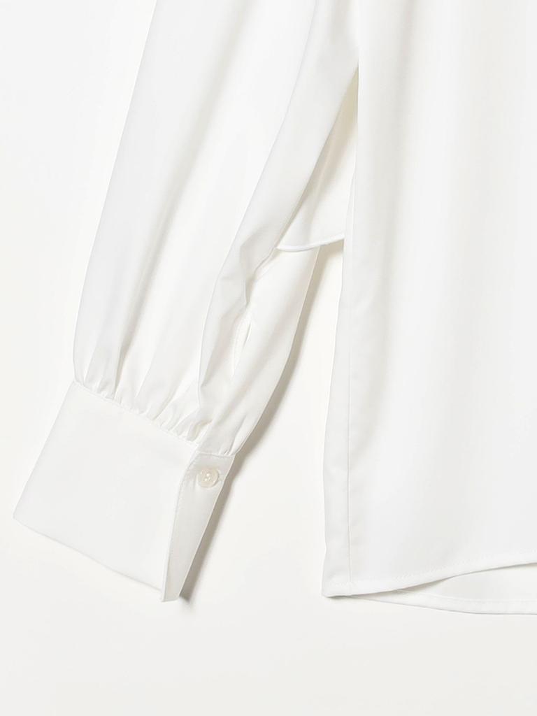 LIFE STORE by BEAMS Ruffle Sleeve Blouse White Medium BMING Women's (S-L)