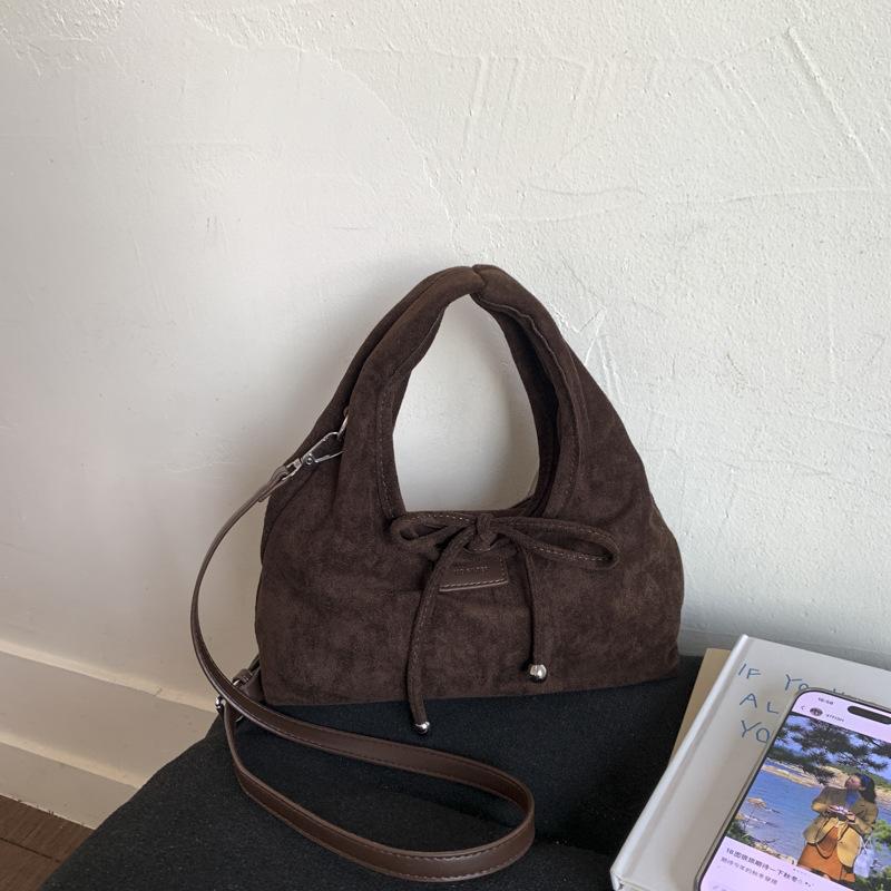 Bow Bag Women's Bag 2025 New Autumn Korean Version Fashion Handbag Foreign Style Shoulder Messenger Bag Dumpling Bag