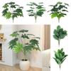 18 Leaves Simulation Plant Palm Tree Faux Greenery Leaves Creative Artificial Plant Leaves  Gift