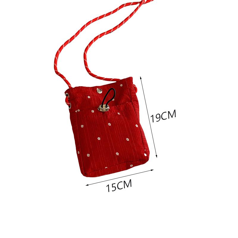 Elegant Pleated Cloud Bag Women's Korean Version Versatile Casual Gentle Sweet Shoulder Crossbody Mobile Phone Bag