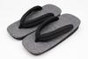 Rattan Mesh Made in Mesh Rubber Perfect for Yukata and Summer 25cm [Shigi] Men's Sandals, Breathable, Black, Japan, Thong, Sole, Comfortable,