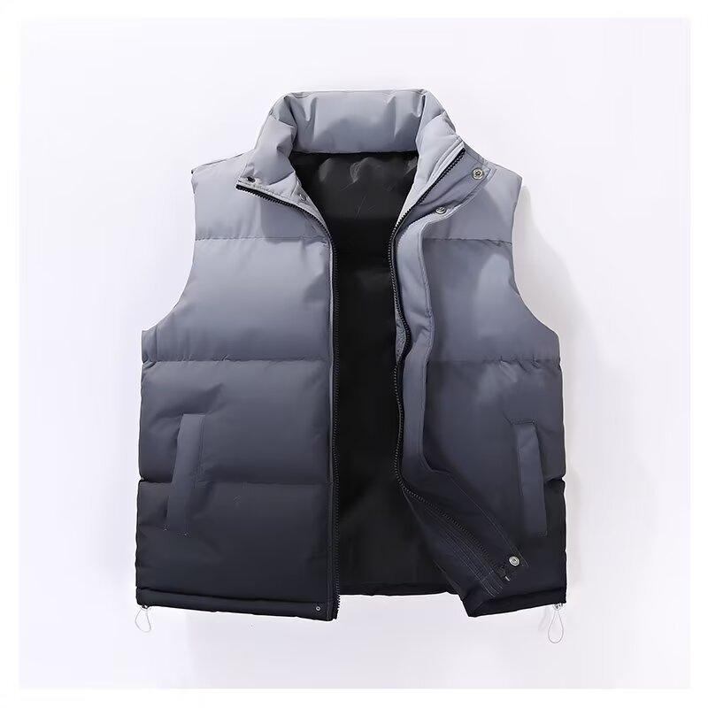 New autumn and winter warm vest versatile model gradually coat cold zipper vest