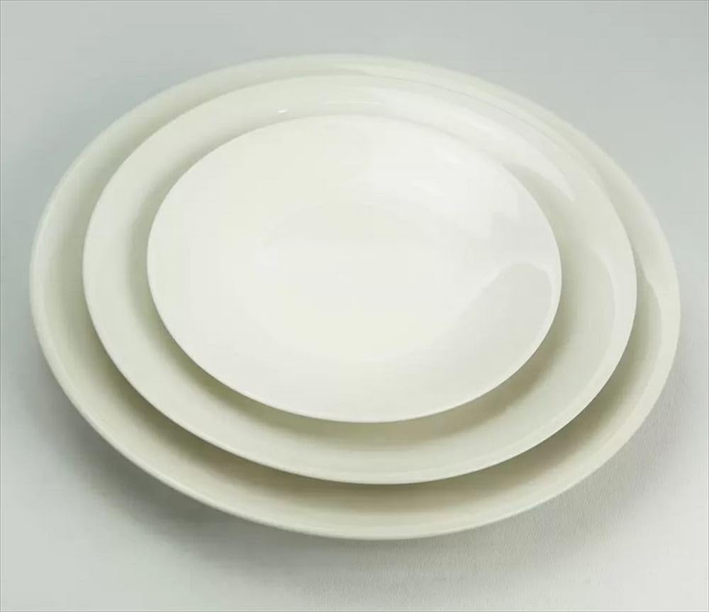 White dinnerware set for 12 pieces 4,