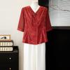 New Chinese Style Summer Shirt for Middle-aged Women