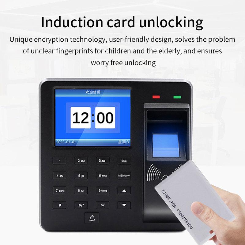 Biometric Fingerprint Access Control Intercom Time Attendance Machine Digital Electric RFID Code System For Door Lock Keys Tags