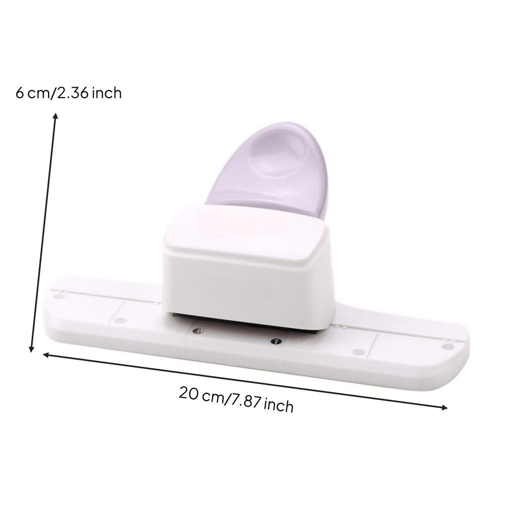 Desktop Paper Border Punch Easy to Use Postage-Stamp Versatile for