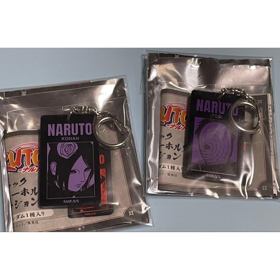NARUTO black acrylic keychain