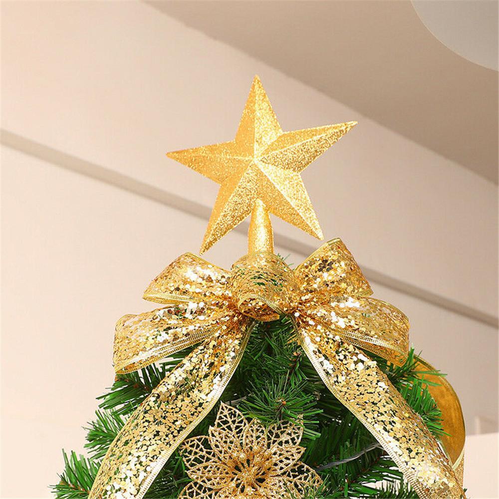 Hot Party Supplies New Year Xmas Ornament Large Glitter Star Home Decor Christmas Tree Decoration