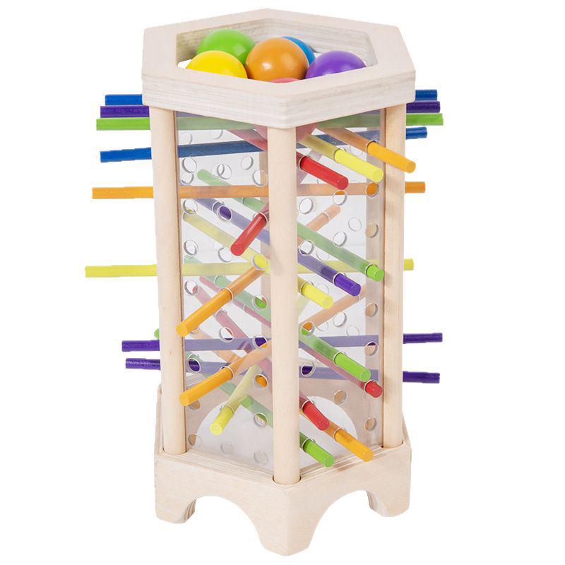 Montessori Wooden Stick Game: Interactive Parent-Child Toy for Ages 3-6