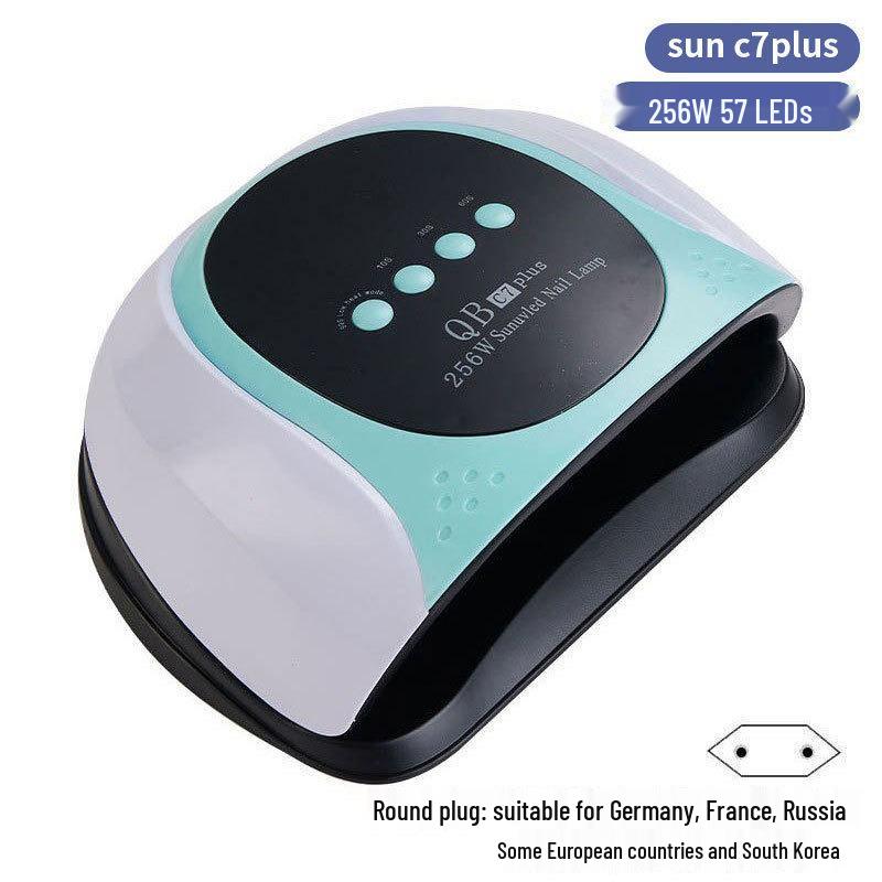 Dazzling 256W LED Nail Curing Lamp, Quick Dry Gel Lamp for Salon Use