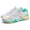 Li Ning Cool Shark Badminton Shoes Women's Low top White/Green AYAR012-1