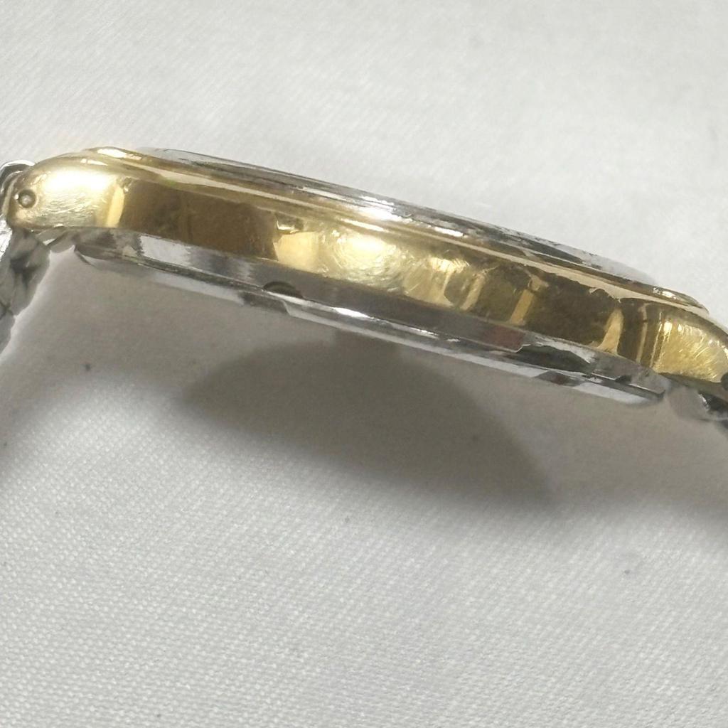 Used [Free Shipping] ORIENT/SWIMMER100/C252L1-00/White X Silver/Quartz watch/Battery dead/Operation Not confirmed/Used item/Junk Item