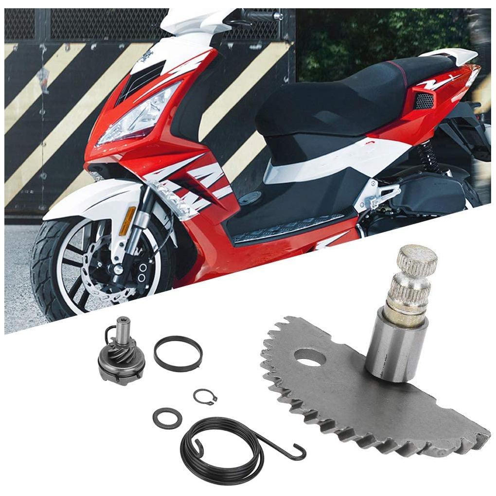 6 Pieces/Set Alloy Kick Start Gear Shaft Assembly Portable Anti-rust Removable Replacement Motorbike Engine Part