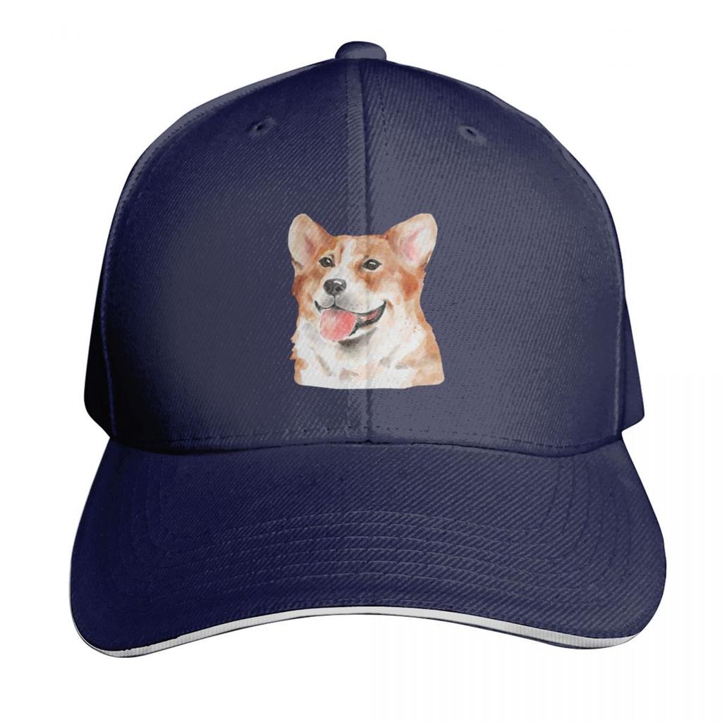 DOG EATING A PIZZA CUTE DOG FACE DOG LOVERS Baseball Cap hiking hat Fashion Beach tea Hat designer cap Unisexs Caps Womens