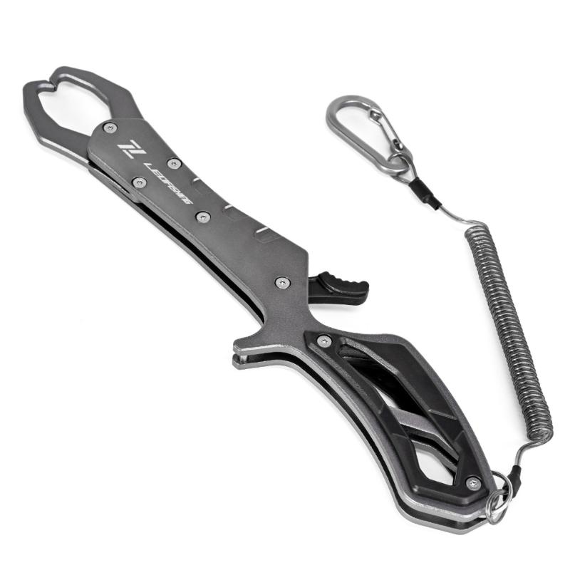 Lightweight Fish Lip Grabber Aluminum Alloy Fish Control Floating Fish Lip Grabber Fishing Tool Tackle for Fisherman