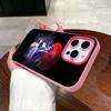 HSR Acheron Jelly Double layer Rose Red Mobile Phone Case for iPhone 17 16 15 14 13 12 11 Air Pro Max Plus Protective