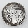 Antique handicrafts, brass material, twelve zodiac animals, silver dollars, commemorative coins, commemorative medals