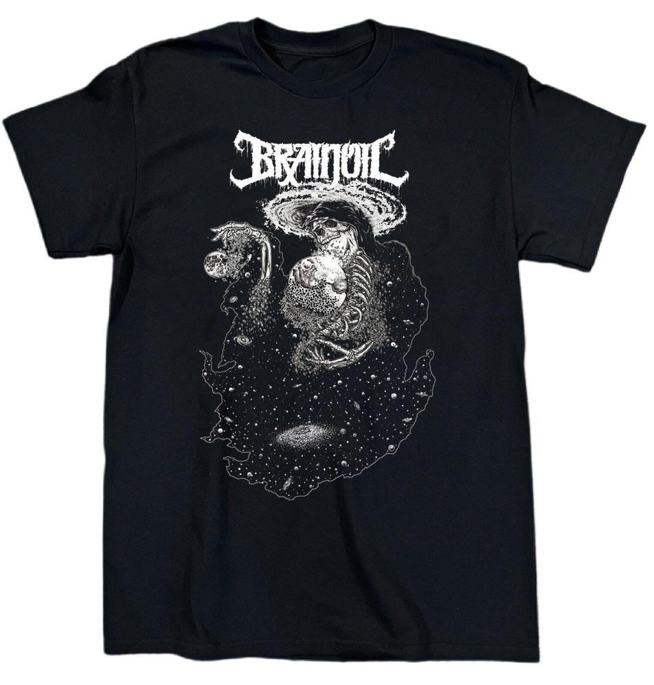 NEW Brainoil Band Album Short Sleeve Cotton Black T Shirt For Men TT485 Unisex T-Shirt