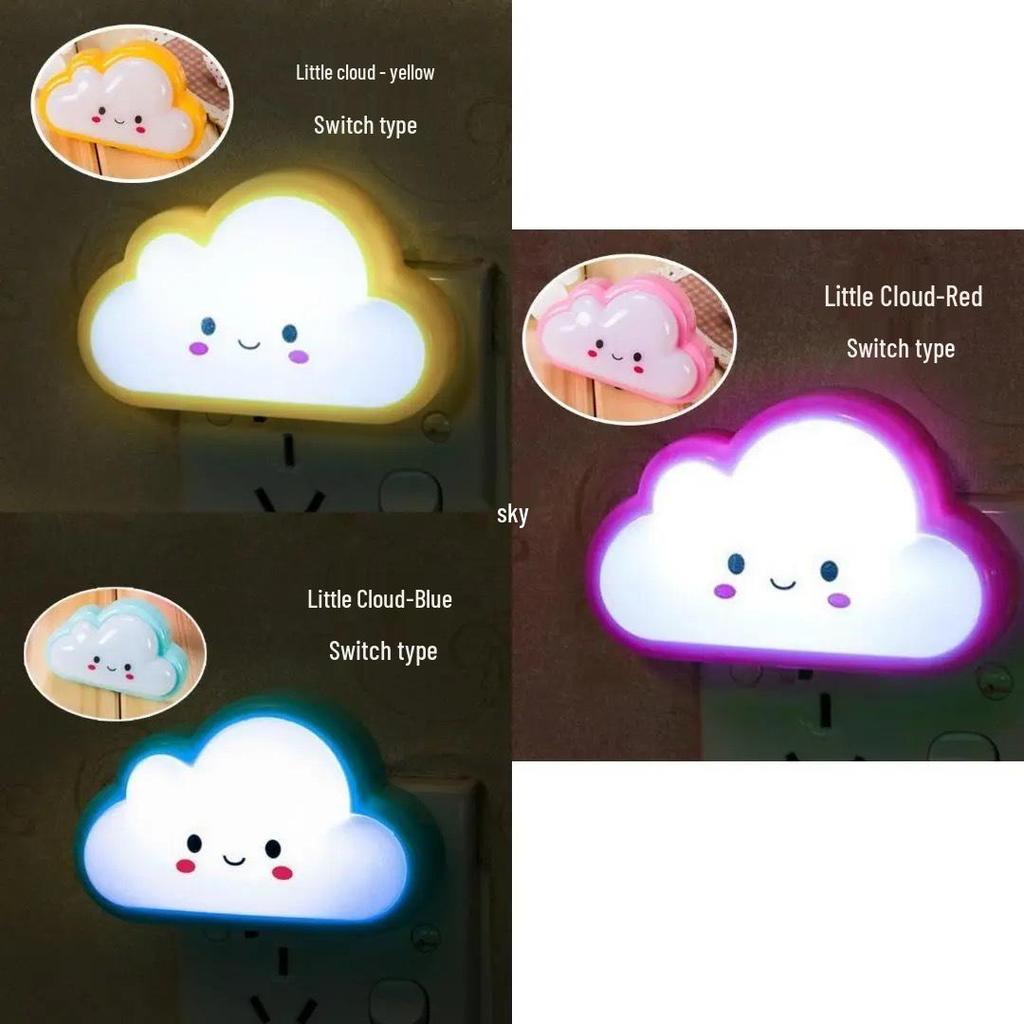 Energy-Saving Plug-In Night Light with Light Sensor for Bedrooms and Nurseries