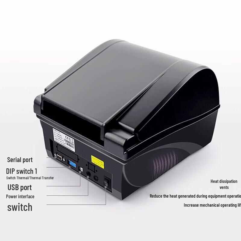 POSTEK C168 300dpi Barcode Label Printer CN plug (adapter included)