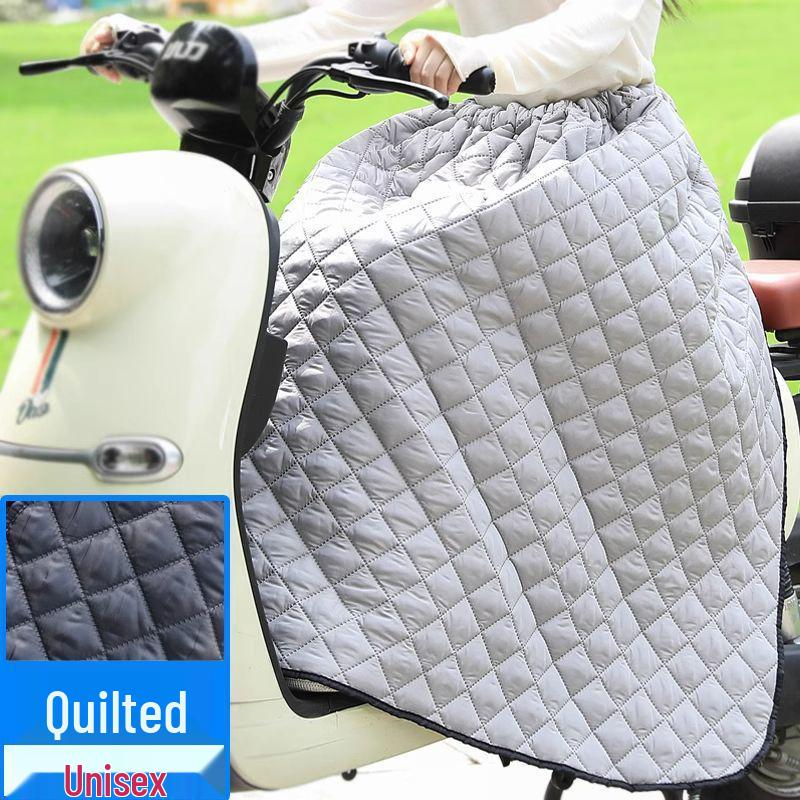 Winter Windproof Fleece-Lined Skirt for Leg and Knee Protection - Unisex Warm Riding Gear