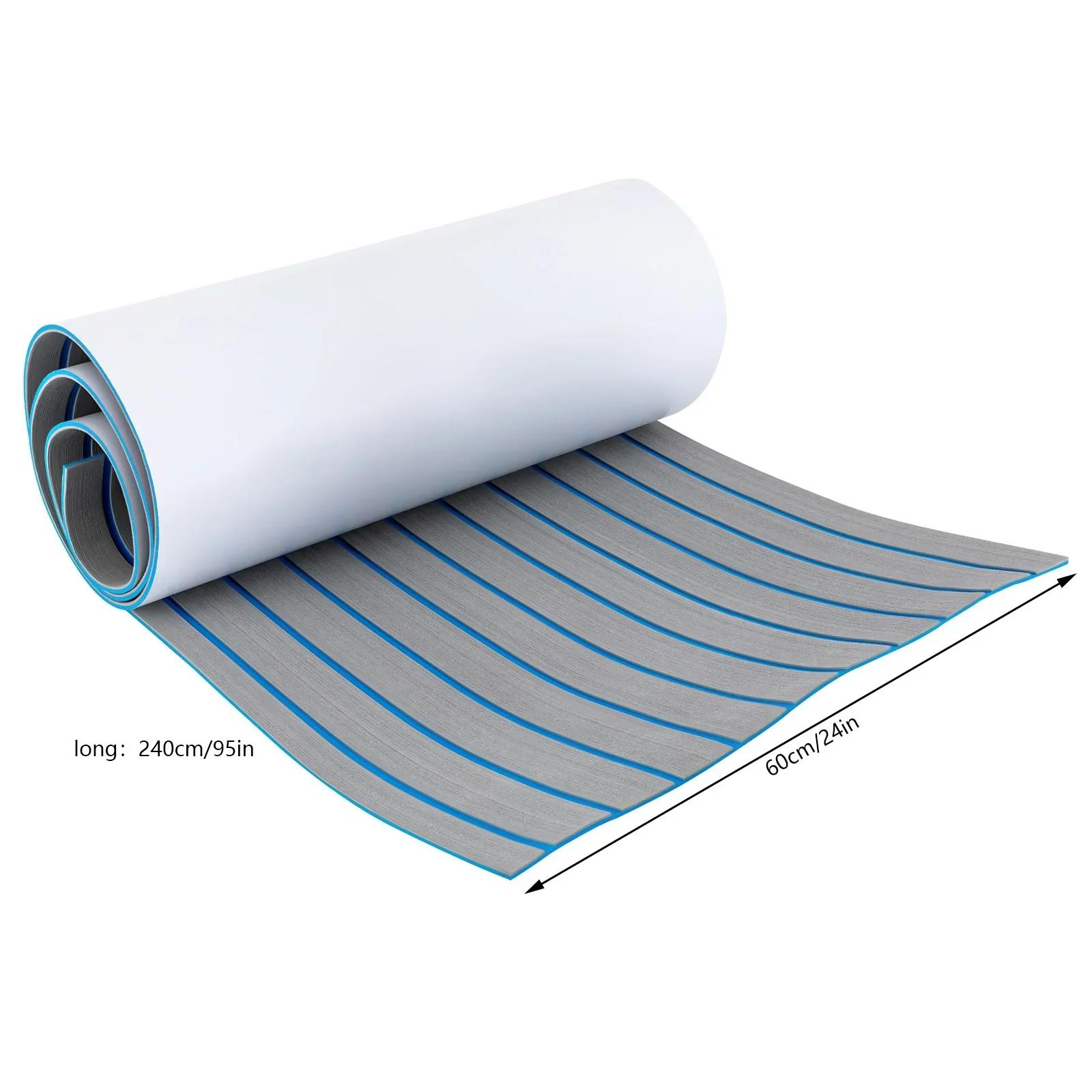 

Boat Flooring Foam Self-Adhesive Marine Non-Slip Mat Eva Foam Decking Sheet for Boat Decks, Motorhomes Yachts Flooring Stairs светло-серый