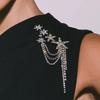 Light Luxury Star Tassel Brooch Clothes Accessories Light Luxury Broochs  Party Favors