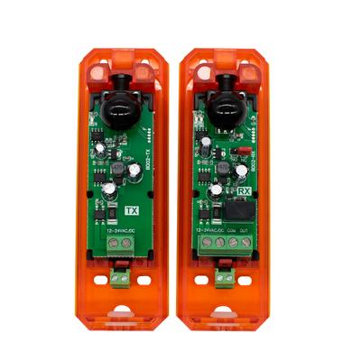 12-24V 180° Photoelectric Sensor for Automatic Gate Garage Barrier Door Detector With Alarm Lamp Photocell Infrared Beam Sensor