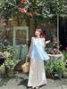 Cute Summer 2026 Fluffy Patchwork Bowknot Vest - Sleeveless Camisole for Women