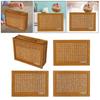 Wooden Money Box Money Bank Tray Organizer Money Holder Boxes Piggy Bank for Children Boys Girls Library Home