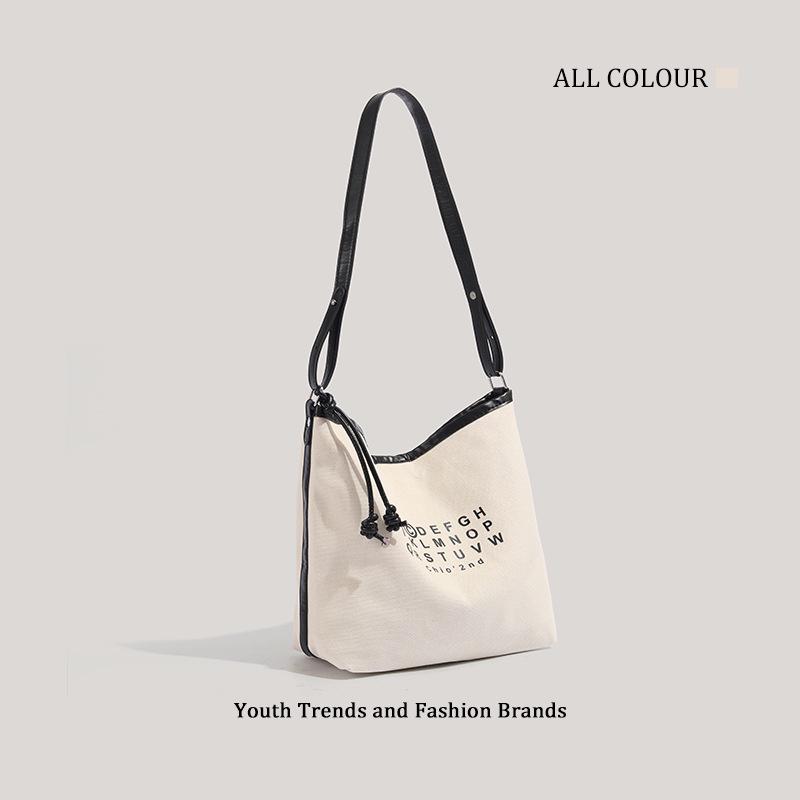 Four Seasons Large Capacity Canvas Tote Bag – 2025 Summer Casual Shoulder Bag