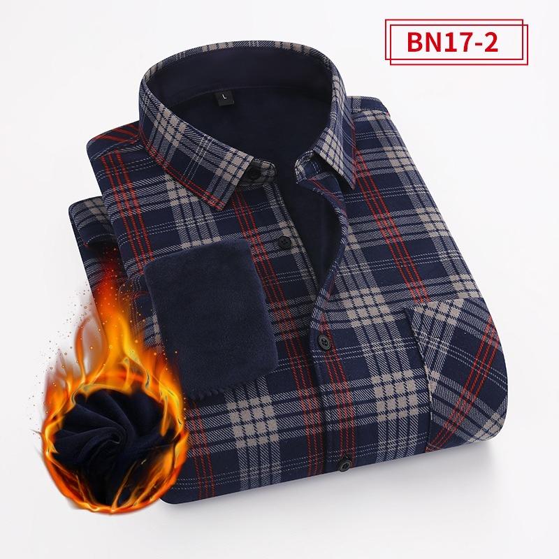 

Мужская теплая фланелевая рубашка на флисовой подкладке - С длинным рукавом, на пуговицах, с нагрудными карманами, уютная термоподкладка для зимы и осени L хаки