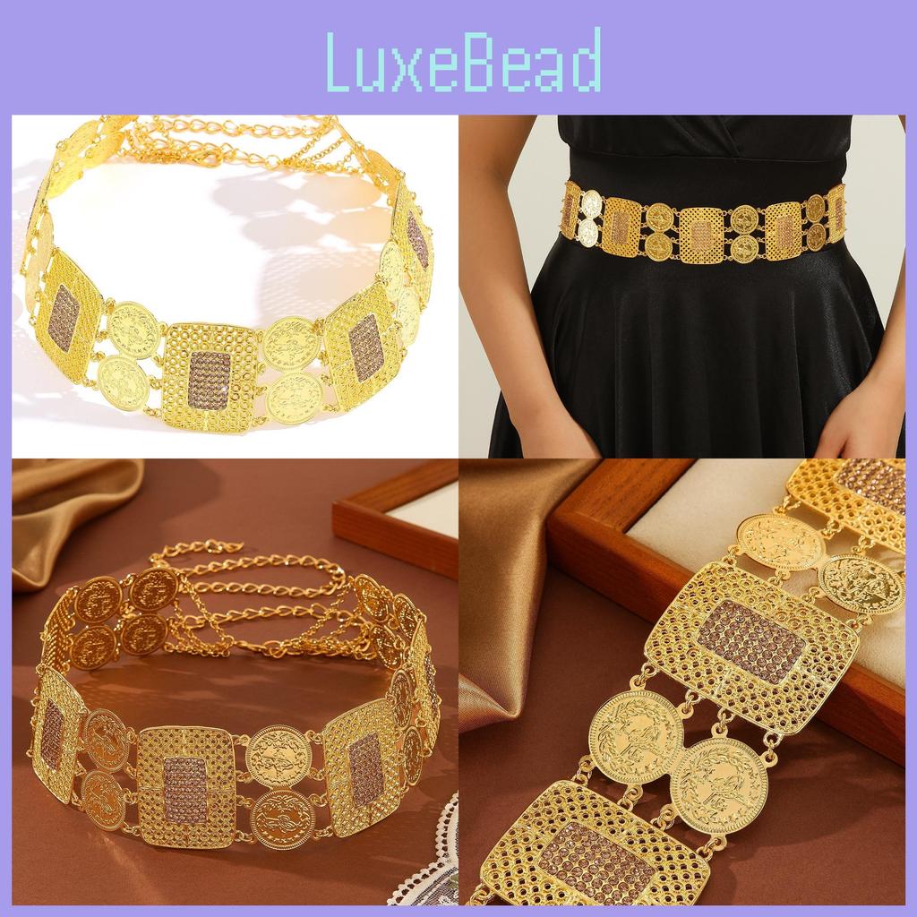 Fashion Women Waist Chain Hollow Geometric Alloy Construction And Look Stylish