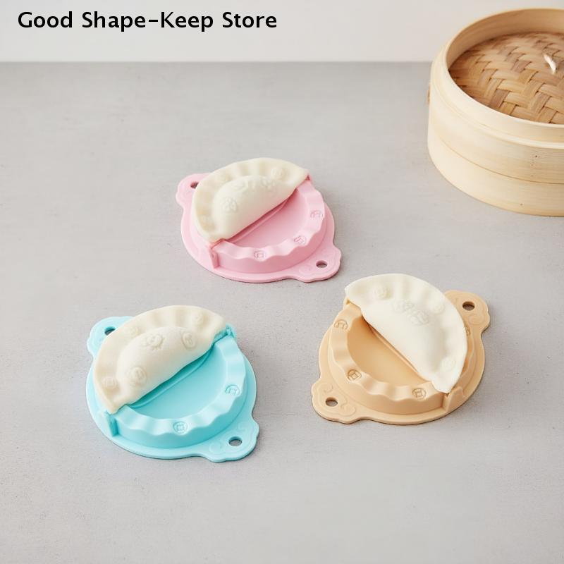 Reusable Dumpling Press Mold Printed Dumpling Maker Animal Flower Shapes Dumpling Maker Machine Safe Empanada Press Mold