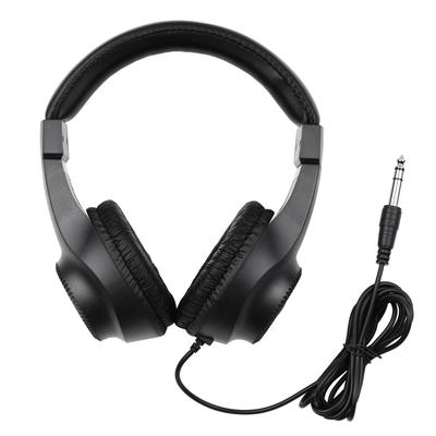 Wired Headset Self Adjusting Headband 6.5mm Single Jack Stereo Monitoring Headphone for Electronic Musical Instruments