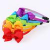 6pcs Fashion Rainbow Hair Bows Headbands for Women Girls Pride Day Bows Hairbands Kids Party Hairhoop Cosplay Hair Accessories
