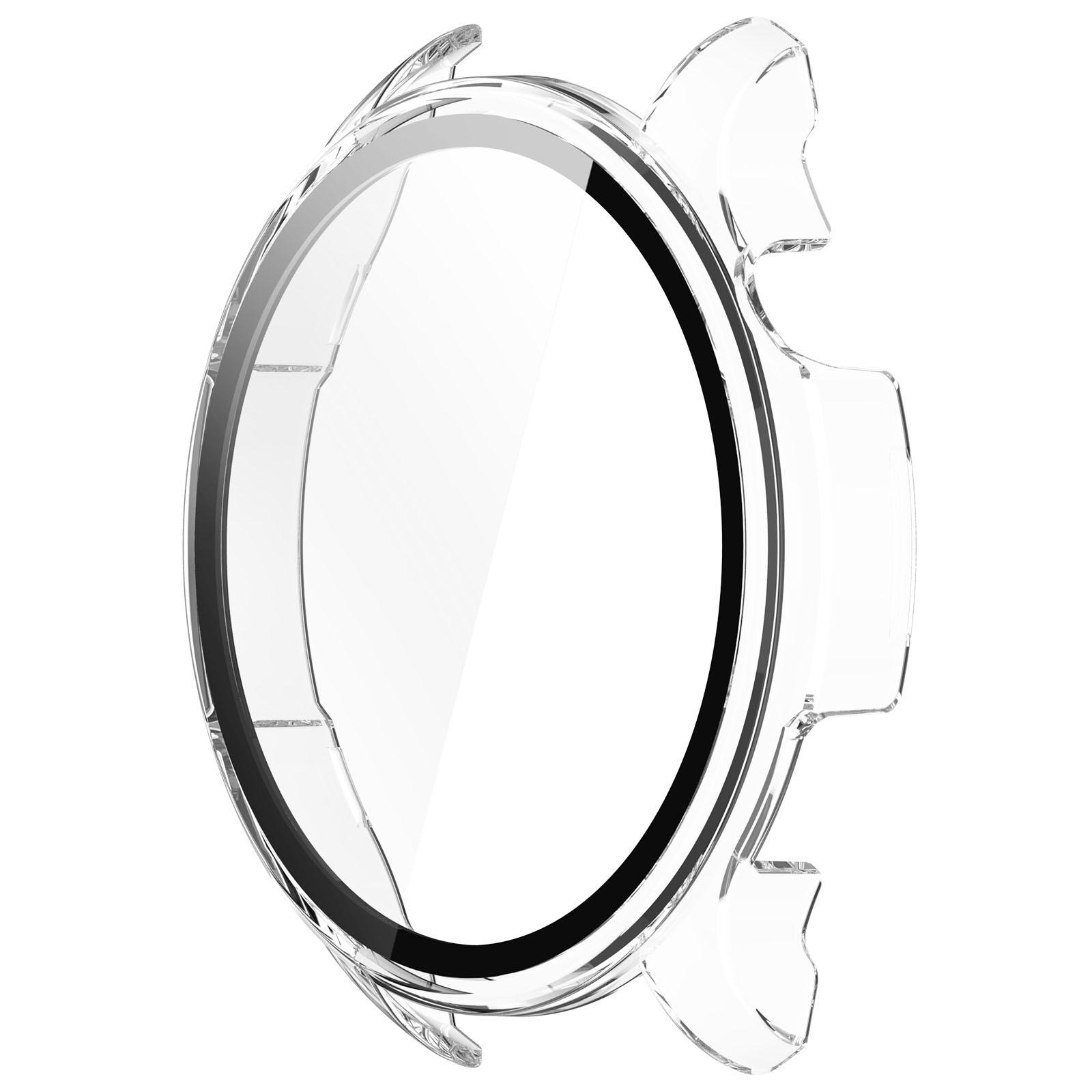 

Стекло+Твердый чехол для Amazfit Balance Защитная пленка для экрана Закаленное стекло Защита от царапин Чехол-бампер Аксессуары for Amazfit Balance чистый