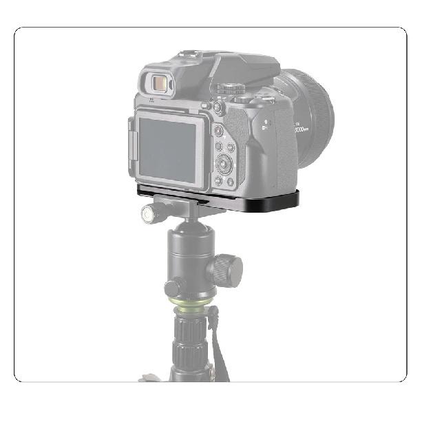 FOTGA For Nikon P1100 Quick Release L Plate Bracket Holder Hand Grip For Nikon P1000 Digital Camera For Arca Swiss Tripod Head
