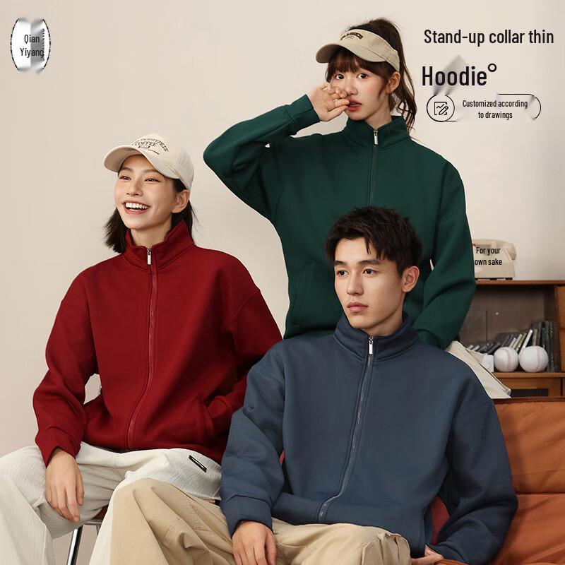 

Qianyiyang Autumn/Winter Workwear Sweatshirt Jacket XL