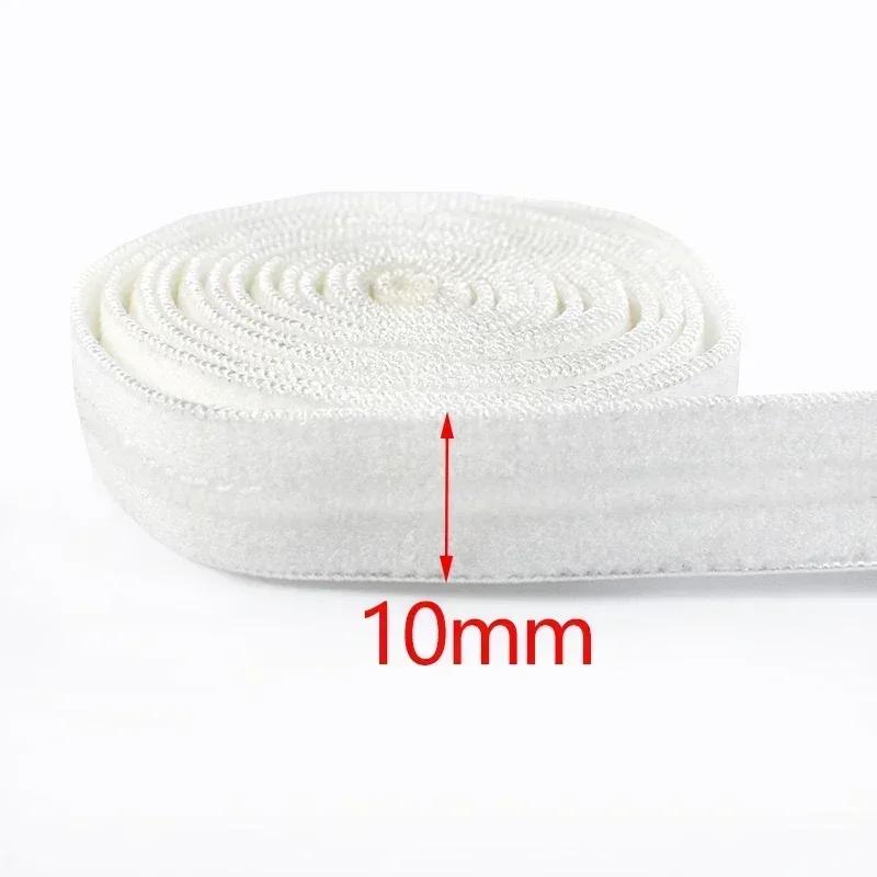 3/5/10M Meetee 20-50mm Silicone Elastic Band for Underwear Non-slip Rubber Webbing Ribbon Garment Bands DIY Sewing Accessories