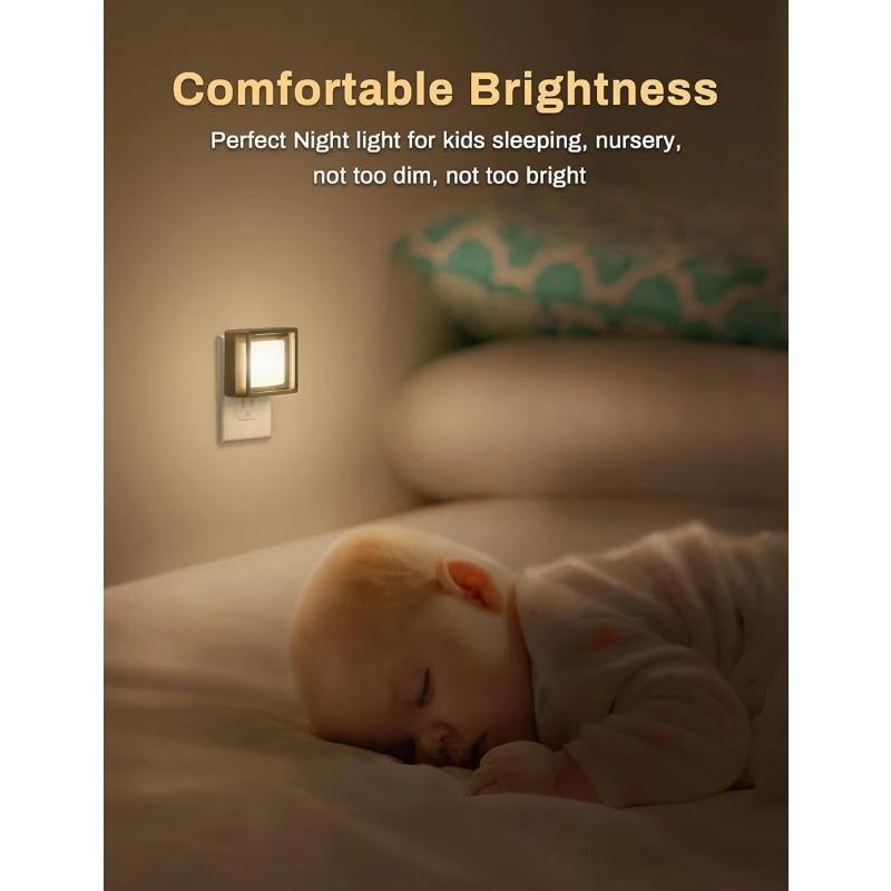 New Modern Small Wall Plug In Night Lamp Minimalist Led Baby Kids Sensor Night Lights Plug In Wall for Bedroom