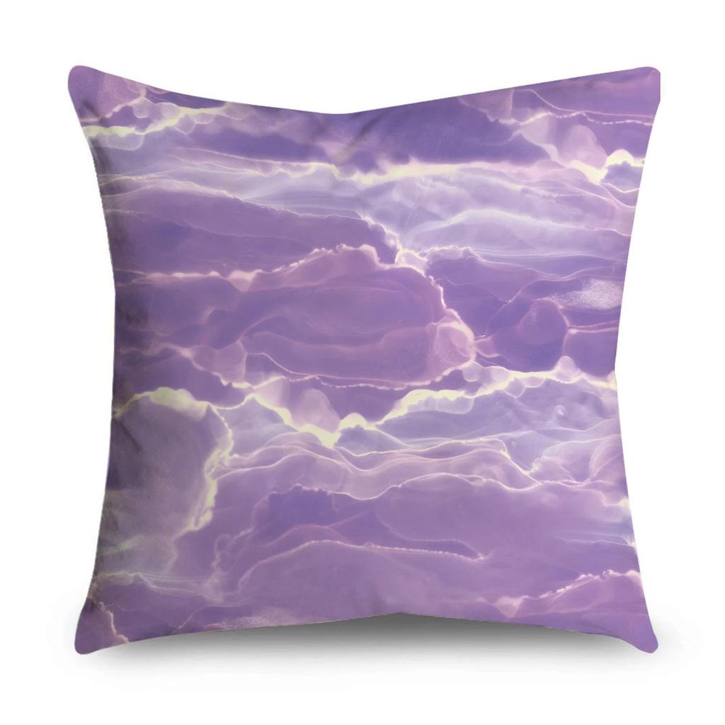 Purple Pattern Pillowcase Interior Decoration Office Living Room Home Pillowcase