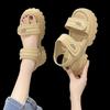Muffin platform Velcro sandals women's summer new heightening versatile small beach shoes