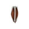New COACH Corner Zip Canvas Wrist Bag Clutch Trumpets Women's Brown 87591-SVV7Q
