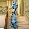 Western Style Fashion Print Shirts Sheath Skirt Sets Printed Shirt and Skirt Set