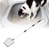 Cat Litter Shovel 3 Sections Adjustable Stainless Steel Non Stick Litter Scoop for Chicken