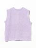 B:MING LIFE STORE by BEAMS S/S Knit Vest, Tape Yarn Vest, Women's, Light Purple, One Size