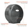 Jumbo Tissue Dispenser Single Roll Tissue Dispenser Jumbo Tissue Dispenser Toilet Paper Roller for Hotel Bar Transparent Black