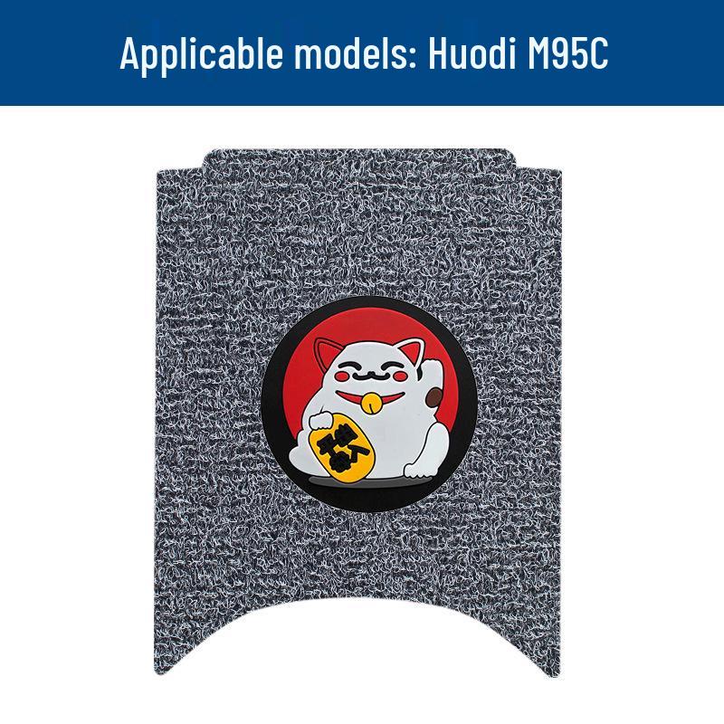 Waterproof Huodi M95C Coil Foot Mats: Sun-Proof, Dirt & Wear-Resistant Pedal Accessories